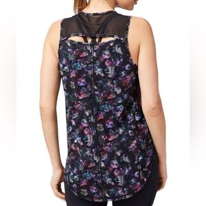 LULULEMON Sculpt Tank Activate Floral Black Multi Color Tank Top Size M / L